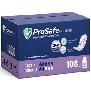 Prosafe Multiped Regl - Mesane - Lohusa Pedi S - Küçük - Small Gece/Gündüz 108 Adet