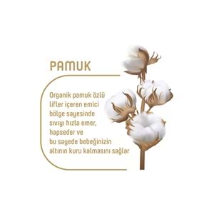 Pure Baby Organik Bebek Bezi 4 Beden 7-16 KG Maxi 156 Adet Aylık Fırsat Pk