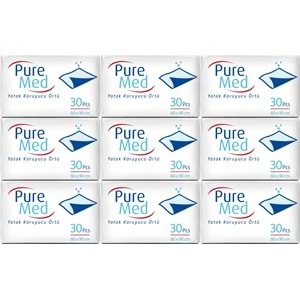 Puremed Yetişkin Yatak Koruyucu 60*90CM 270 Adet (9PK*30)