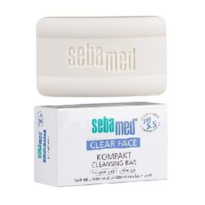 Sebamed Clear Face Kompakt Yüz Temizleme Barı Sabun Sivilceye Yatkın Cilt 100GR (5 Li Set)