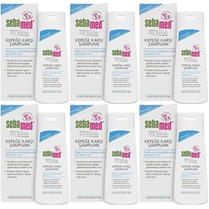 Sebamed Şampuan 200ML Kepeğe Karşı (Yağlı ve Kepeğe yatkın saç derisi İçin) (6 Lı Set)