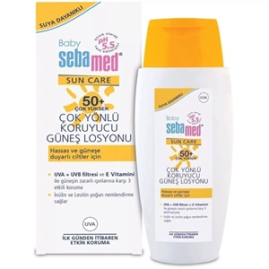 Sebamed Sun Care Bebek Güneş Losyonu Kremi 50+ Faktör 150ML (Hassas Ciltler İçin) (3 Lü Set)