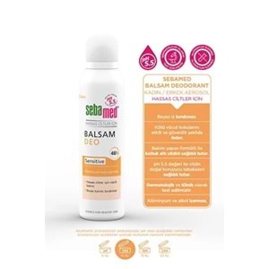 Sebamed Deodorant Aerosol 150 ML Balsam - Sensitive/Hassas (4 Lü Set)