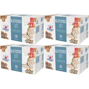 Sinangil Glutensiz Un 20KG (20000GR) Kutu Çölyak Diyetine Uygun (4PK*5KG)