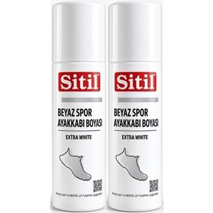 Sitil Beyaz Sneaker Beyaz Spor Ayakkabı Boyası Likit (Yenileyici) 75 ML (2 Li Set)