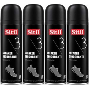 Sitil Sneaker Ayakkabı Deodorantı 150 ML (4 Lü Set)