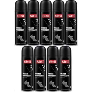 Sitil Sneaker Ayakkabı Deodorantı 150 ML (9 Lu Set)