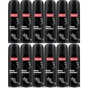 Sitil Sneaker Ayakkabı Deodorantı 150 ML (12 Li Set)