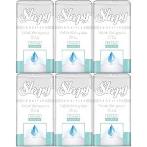 Sleepy Yetişkin Yatak Koruyucu 60*90CM 60 Adet (6PK*10)