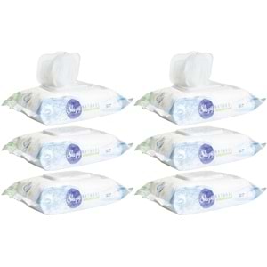 Sleepy Islak Havlu Mendil Pamuklu Yenidoğan Natural Bambu 40 Yaprak 6 Lı Set (240 Yaprak)