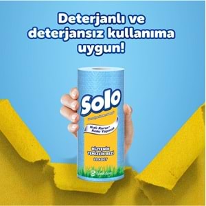 Solo Hijyenik Temizlik Bezi (İç adet 20 Li) (Kokusuz ve Hızla Kuruyan) (3 Lü Set)