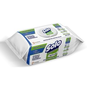 Solo Yüzey Temizlik Havlusu - Mendili 100 Yaprak Okaliptus & Çam Esintisi (3 Lü Set) 300 Yaprak