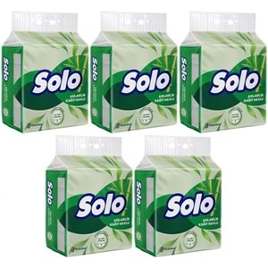 Solo Asılabilir Kağıt Havlu (Hijyenik ve Pratik Kullanım İçin Uygun) (5 Li Set)