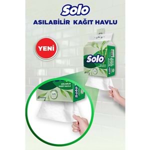 Solo Asılabilir Kağıt Havlu (Hijyenik ve Pratik Kullanım İçin Uygun) (24 Lü Set)