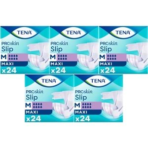 Tena Proskin Slip Maxi Bel Bantlı Yetişkin Bezi M - Orta - Medium 120 Adet