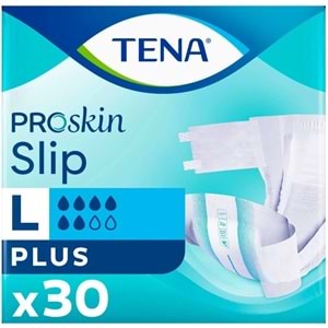 Tena Proskin Slip Plus Bel Bantlı Yetişkin Bezi L - Büyük - Large 240 Adet