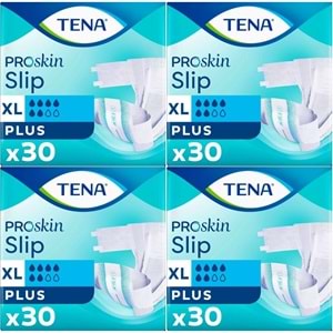 Tena Proskin Slip Plus Bel Bantlı Yetişkin Bezi XL - Ekstra Büyük - Extra Large 120 Adet