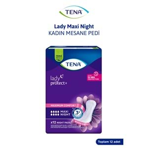 Tena Lady Protect Mesane Pedi Maxi Night Geceye Özel 144 Adet