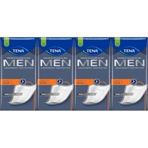 Tena Men Emici Koruma Level 3 Erkek Mesane Pedi 64 Adet