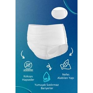 Tena Proskin Pants Maxi Emici Külot Yetişkin Bezi XL - Ekstra Large - Extra Large 20 Adet