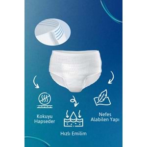 Tena ProTection Pants Regular Emici Külot Yetişkin Bezi L - Büyük - Large 180 Adet