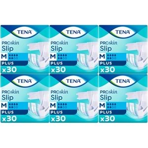 Tena Proskin Slip Plus Bel Bantlı Yetişkin Bezi M - Orta - Medium 180 Adet