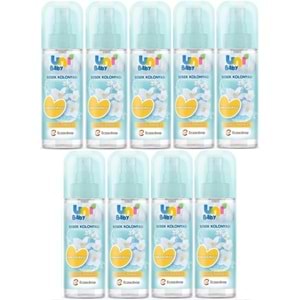 Uni Baby Bebek Kolonyası 150ML Nemlendiricili/Çiçeksi Ferahlık (9 Lu Set)