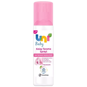 Uni Baby Kolay Saç Tarama Spreyi 200ML (Yeni) Zor Taranan Saçlara Özel (5 Li Set)