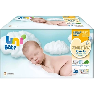 Uni Baby Islak Havlu Hassas Yeni Doğan 40 Yaprak (27 Li Set) 1080 Yaprak (Narin Ciltler için)(9PK*3)