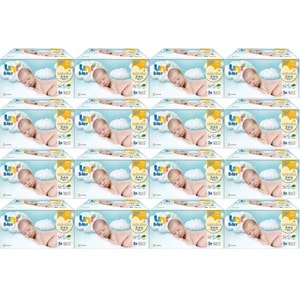 Uni Baby Islak Havlu Hassas Yeni Doğan 40 Yaprak (48Li Set) 1920 Yaprak (Narin Ciltler için)(16PK*3)