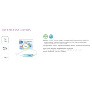 Wee Baby Burun Aspiratörü Nasal (Yeni Saklama Kabı Kutulu) (4 Lü Set) (WEE162)