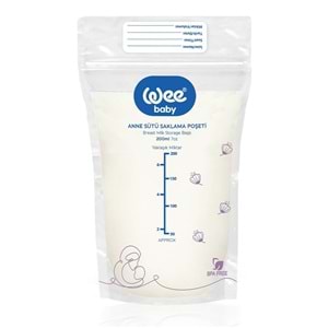 Wee Baby Anne Sütü - Süt Saklama Poşeti 20 Li Pk (Dondurucuya Uygun) (2 Li Set)