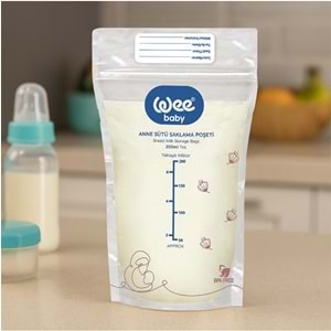 Wee Baby Anne Sütü - Süt Saklama Poşeti 20 Li Pk (Dondurucuya Uygun) (2 Li Set)