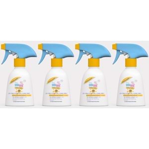 Sebamed Sun Care Bebek Güneş Losyonu Kremi Sprey 50+ 200ML PARFÜMSÜZ (Hassas Ciltler) (4 Lü Set)