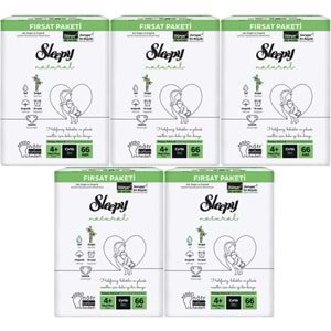 Sleepy Bebek Bezi Naturel 4+ Beden 9-16 KG Maxi Plus 330 Adet MeGa Fırsat Pk