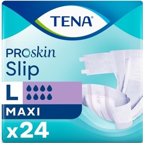 Tena Proskin Slip Maxi Bel Bantlı Yetişkin Bezi L - Büyük - Large 24 Adet