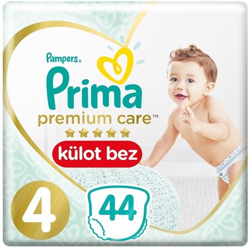 Prima Premium Care Külot Bebek Bezi 4 Beden 9-15 KG Maxi 44 Adet Ekonomik Pk