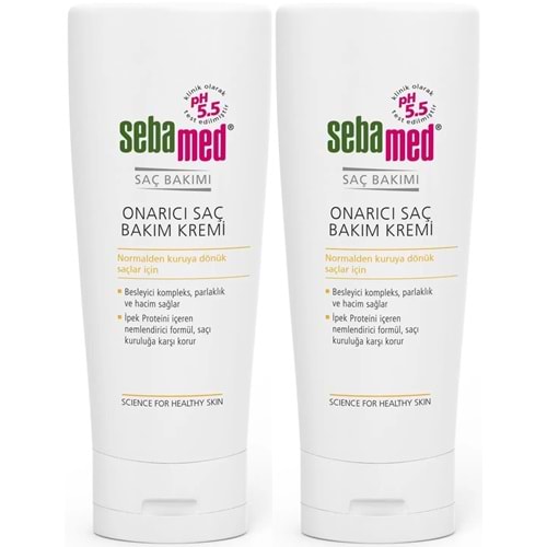Sebamed Onarıcı Saç Bakım Kremi 200 ML (2 Li Set)