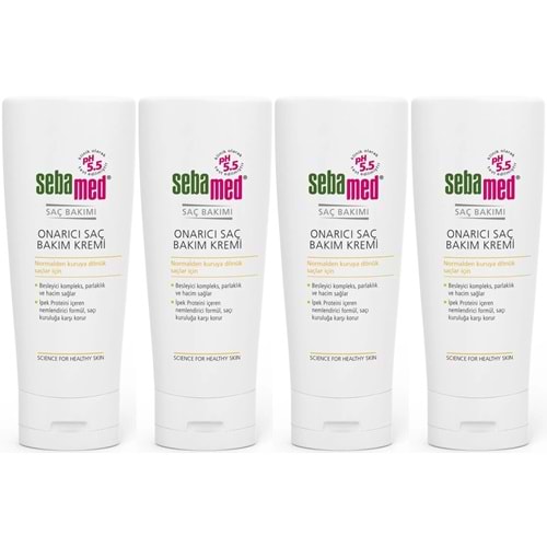 Sebamed Onarıcı Saç Bakım Kremi 200 ML (4 Lü Set)