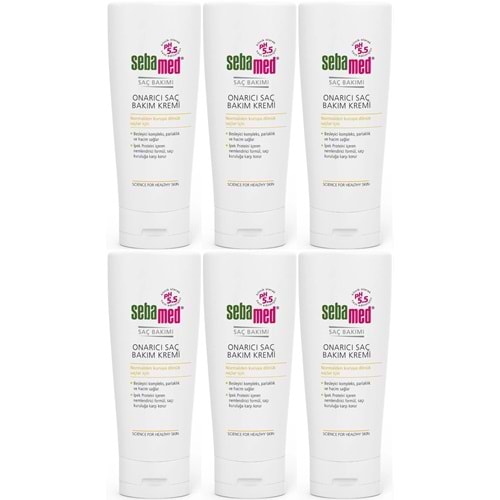 Sebamed Onarıcı Saç Bakım Kremi 200 ML (6 Lı Set)