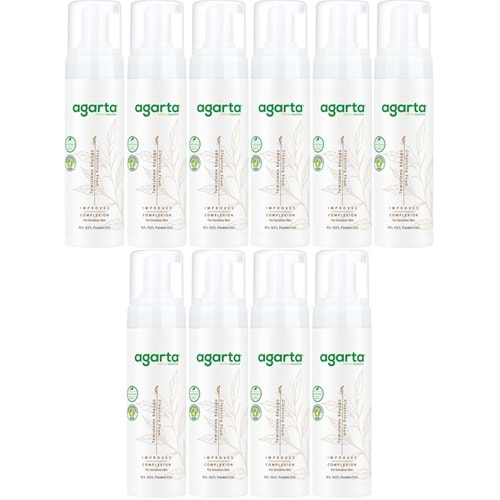 Agarta Doğal Yüz Temizleme Köpüğü 225ML (9 Lu Set)