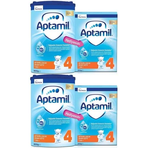 Nutrıcıa Aptamil Pronutra 1050GR (800+250GR) Devam Sütü No:4 (1 Yaş ve Üzeri) Avantaj Pk (2 Li Set)