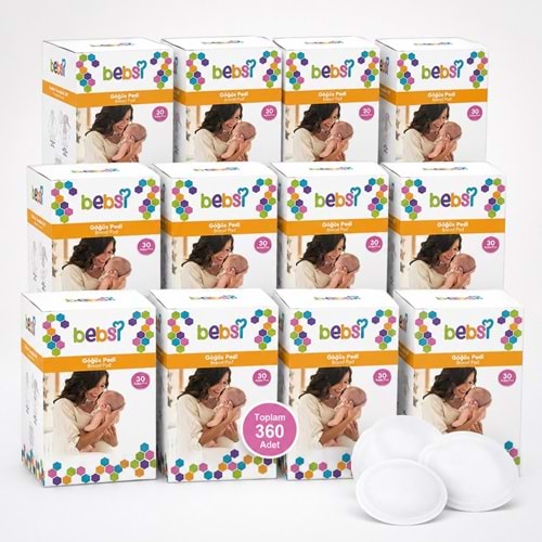 Bebsi Göğüs Pedi (30 Lu) Ekonomik Pk 360 Adet (12PK*30)