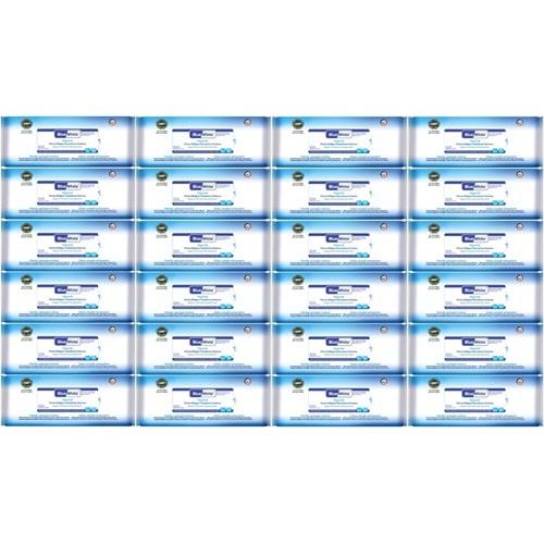 BlueWhite Yetişkin Perine Bölgesi Temizleme Mendil-Havlusu (24 Lü Set) 50 Yaprak Hijyenik