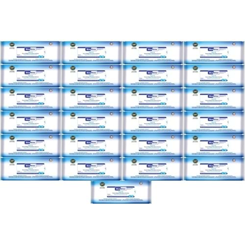 BlueWhite Yetişkin Perine Bölgesi Temizleme Mendil-Havlusu (25 Li Set) 50 Yaprak Hijyenik