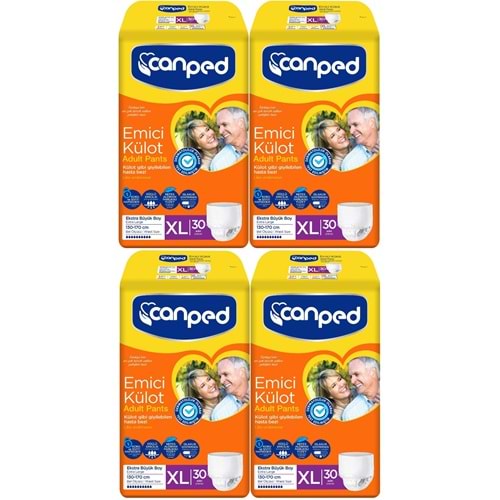 Canped Emici Külot Yetişkin Bezi XL - Ekstra Büyük - Extra Large 120 Adet