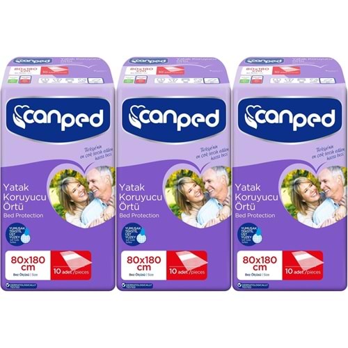 Canped Yetişkin Yatak Koruyucu Örtü Extra 80 x 180 CM (XL) 30 Adet