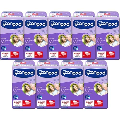 Canped Yetişkin Yatak Koruyucu Örtü Extra 80 x 180 CM (XL) 90 Adet
