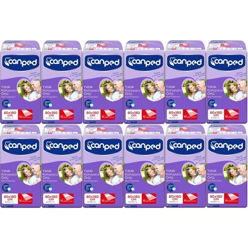 Canped Yetişkin Yatak Koruyucu Örtü Extra 80 x 180 CM (XL) 120 Adet