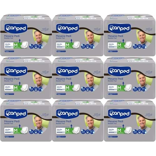Canped Mesane Pedi Klasik Erkek M - Orta 108 Adet (9PK*12)